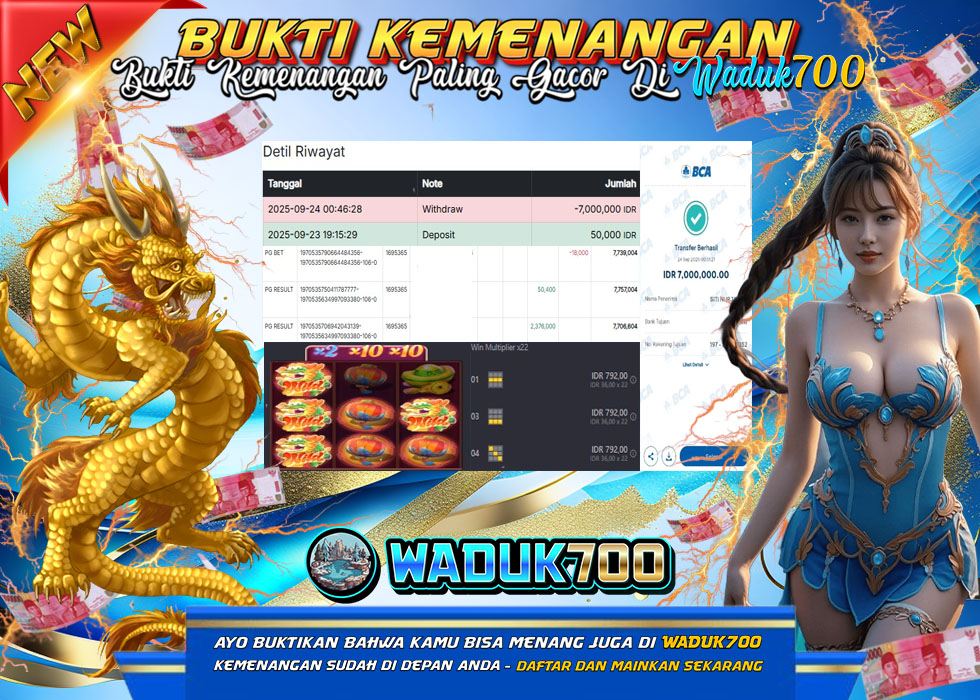 BUKTI JACKPOT SLOT FORTUNE DRAGON TERPERCAYA DI INDONESIA TGL 24-09-2025