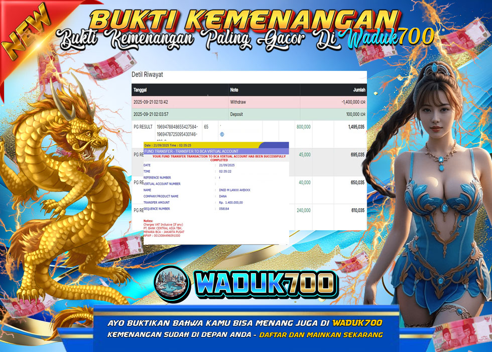 BUKTI JACKPOT SLOT MAHJONG WAYS TERPERCAYA DI INDONESIA TGL 21-09-2025
