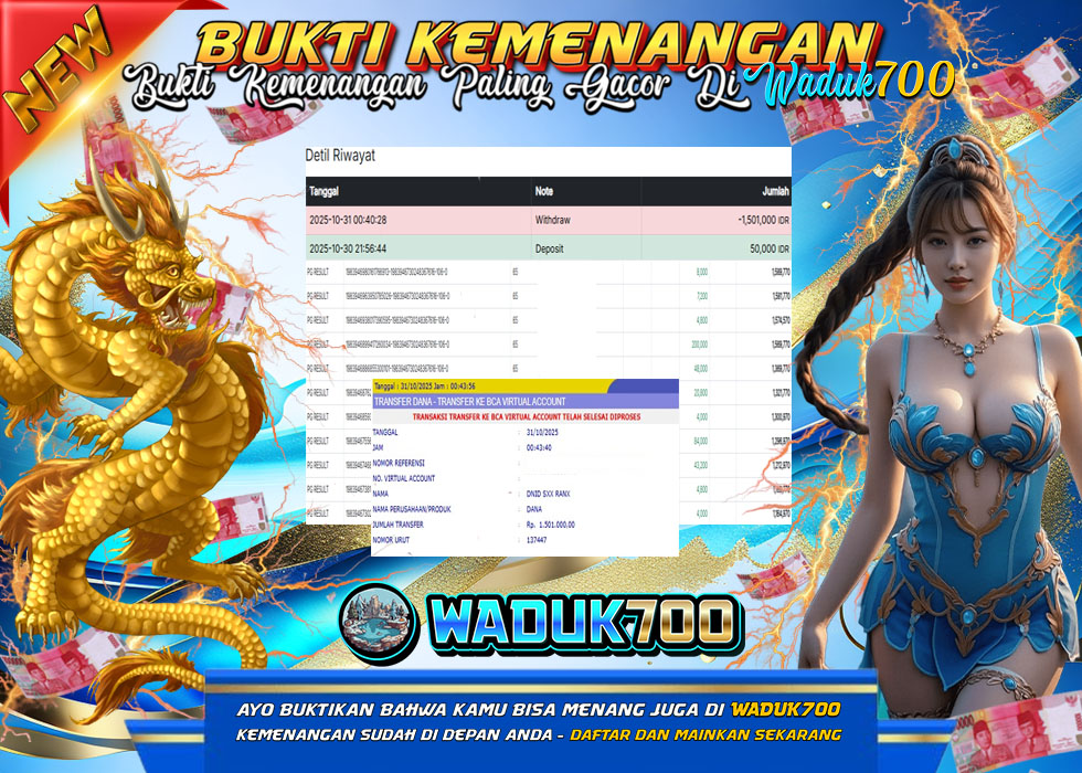 BUKTI JACKPOT SLOT MAHJONG WAYS TERPERCAYA DI INDONESIA TGL 31-10-2025