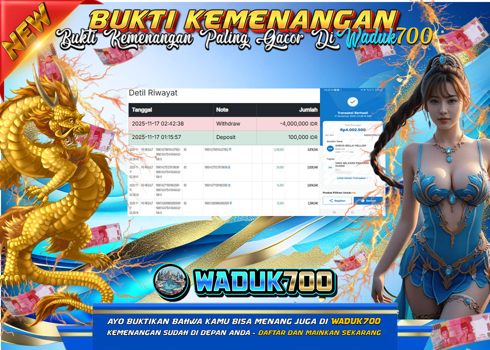 BUKTI JACKPOT SLOT MAHJONG WAYS TERPERCAYA DI INDONESIA TGL 17-11-2025
