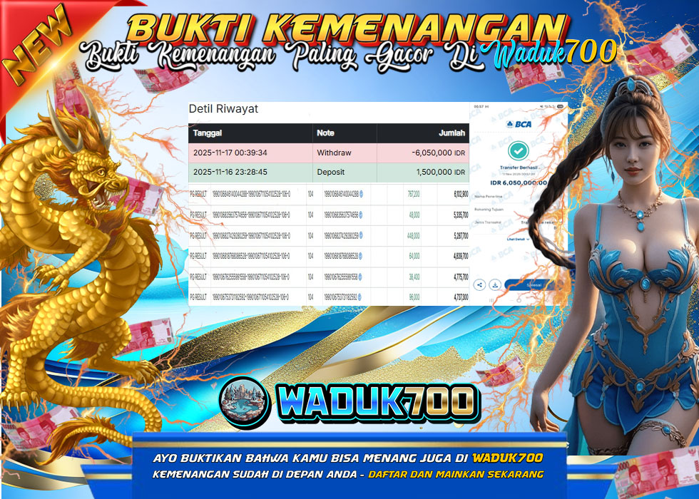 BUKTI JACKPOT SLOT WILD BANDITO TERPERCAYA DI INDONESIA TGL 17-11-2025