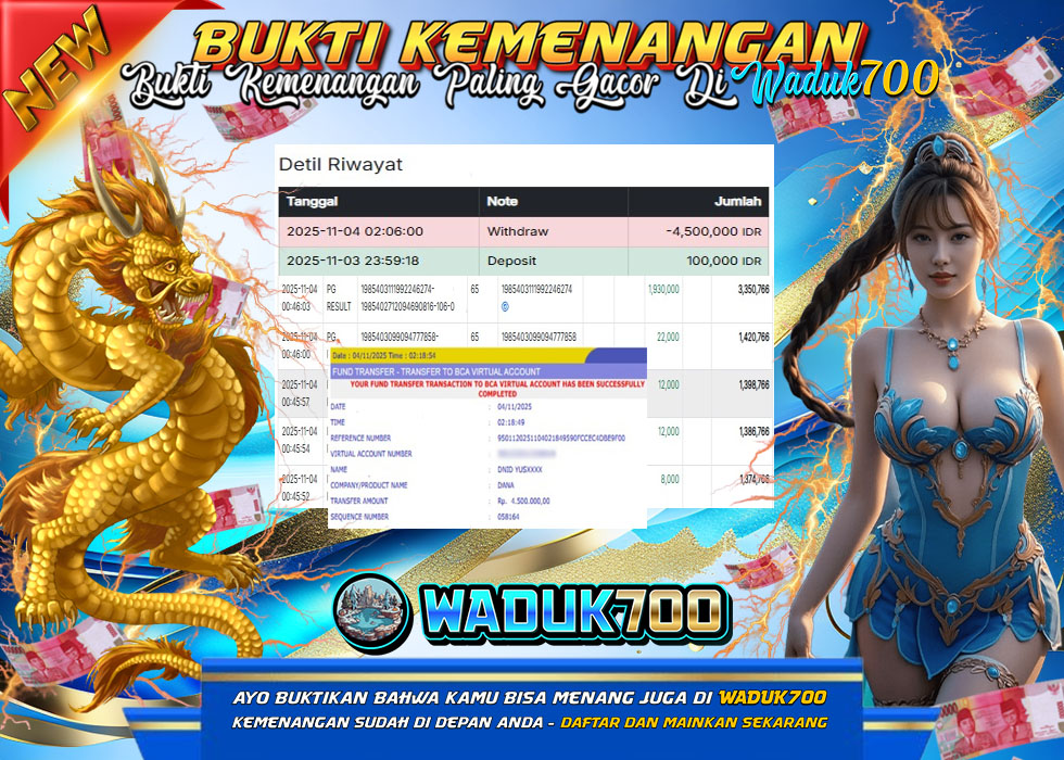 BUKTI JACKPOT SLOT MAHJONG WAYS TERPERCAYA DI INDONESIA TGL 04-11-2025