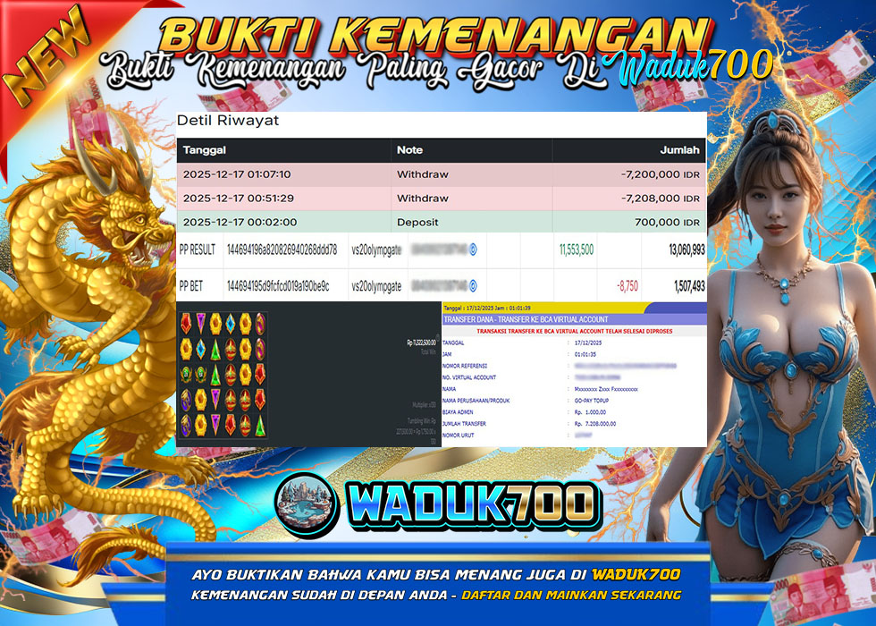 BUKTI JACKPOT SLOT GATES OF OLYMPUS 1000 TERPERCAYA DI INDONESIA TGL 17-12-2025
