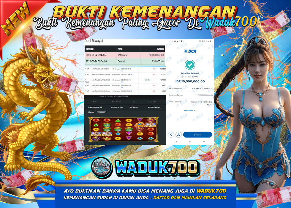 BUKTI JACKPOT SLOT OLYMPUS SUPER SCATTER TERPERCAYA DI INDONESIA TGL 24-01-2026