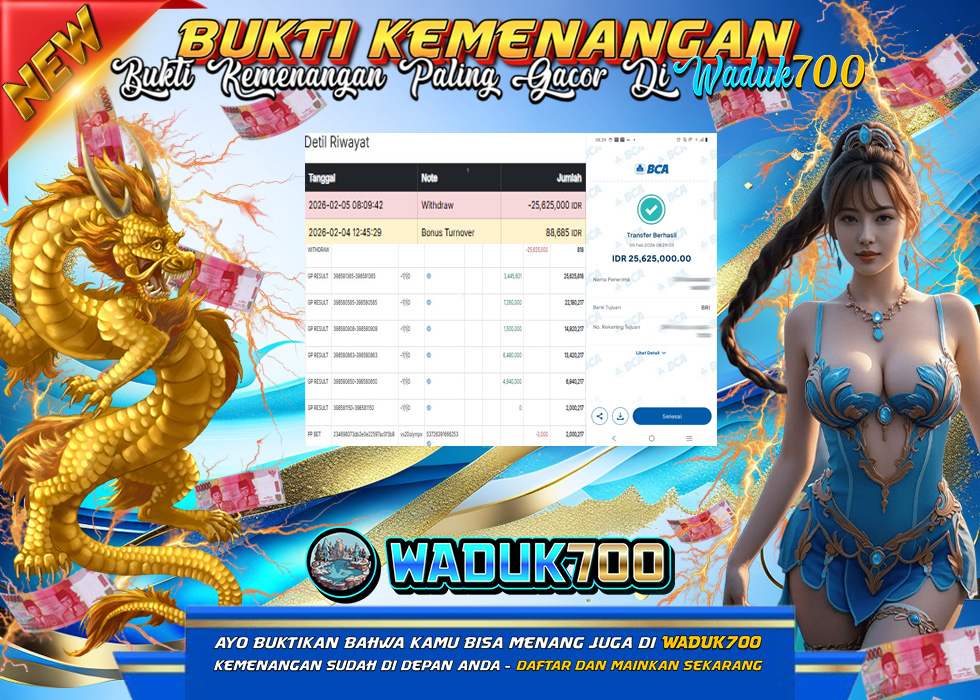 BUKTI JACKPOT SBO SPORT TERPERCAYA DI INDONESIA TGL 05-02-2026