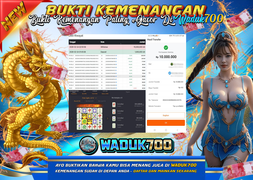 BUKTI JACKPOT SLOT MAHJONG WAYS TERPERCAYA DI INDONESIA TGL 24-02-2026