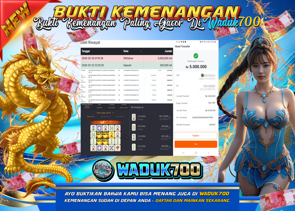 BUKTI JACKPOT SLOT MAHJONG WAYS TERPERCAYA DI INDONESIA TGL 24-02-2026