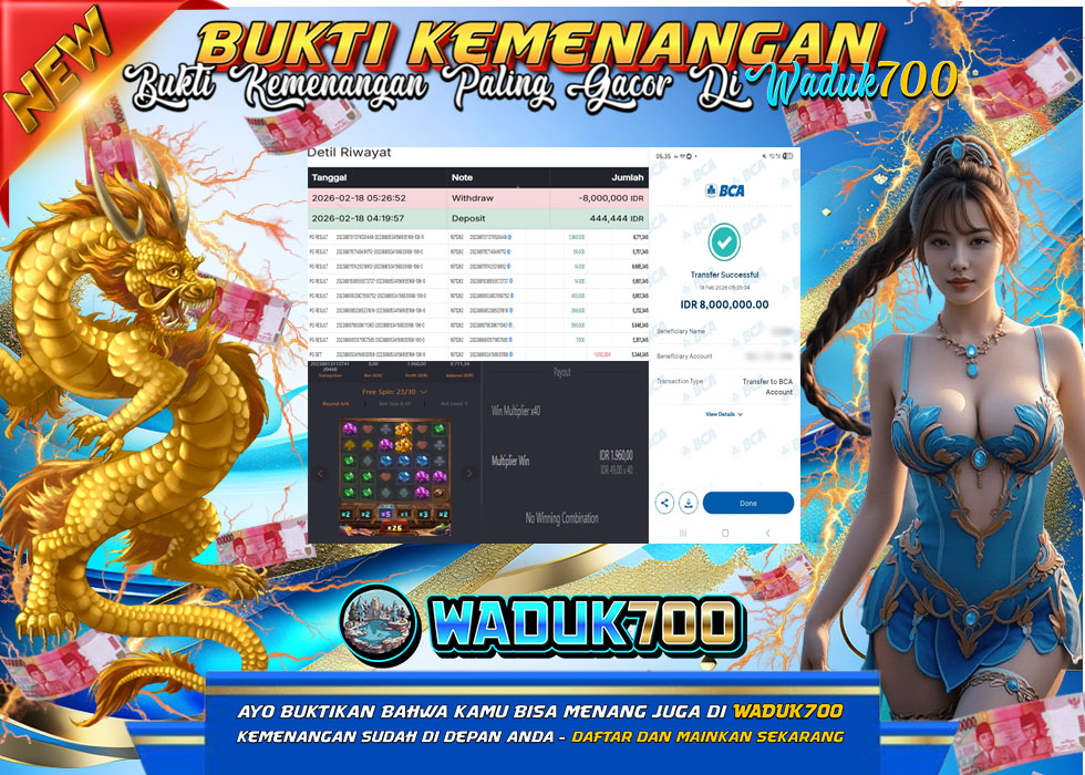 BUKTI JACKPOT SLOT GEMSTONES GOLD TERPERCAYA DI INDONESIA TGL 18-02-2026
