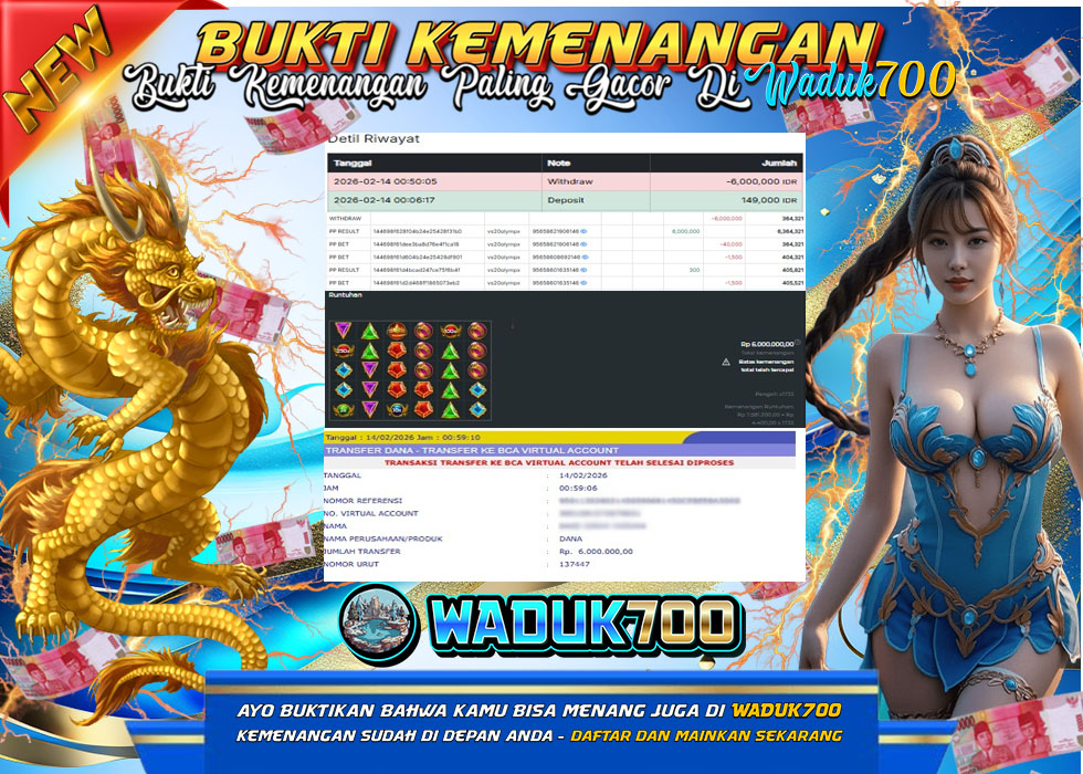 BUKTI JACKPOT SLOT GATES OF OLYMPUS TERPERCAYA DI INDONESIA TGL 14-02-2026